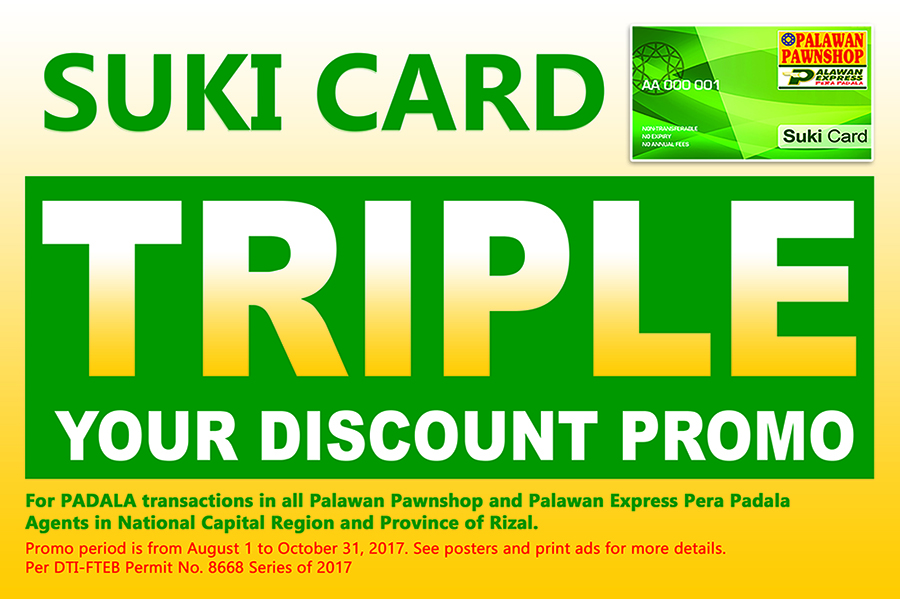 Suki Card discount promo poster