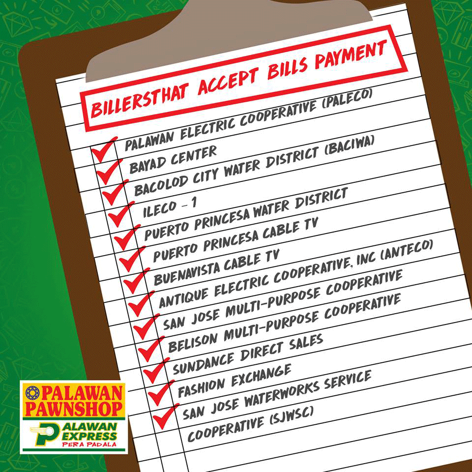 Billers that accept bills payment