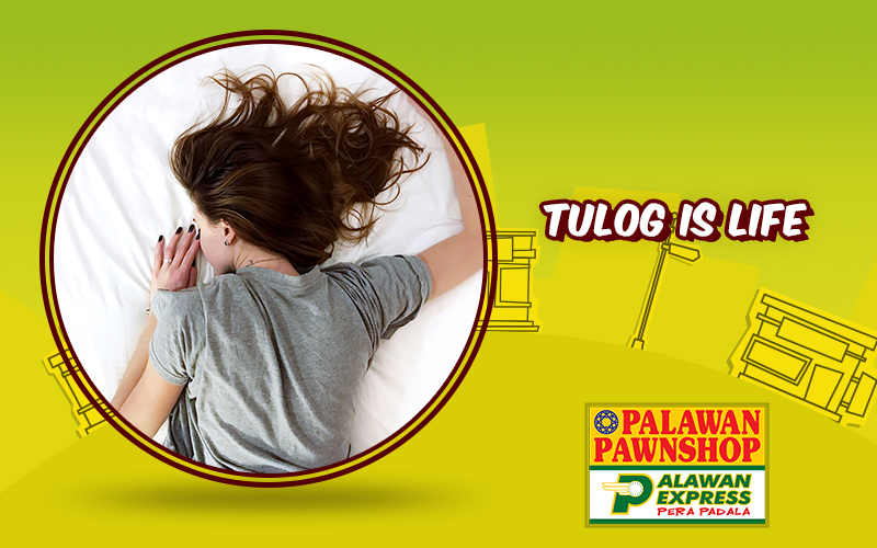 Girl sleeping on bed