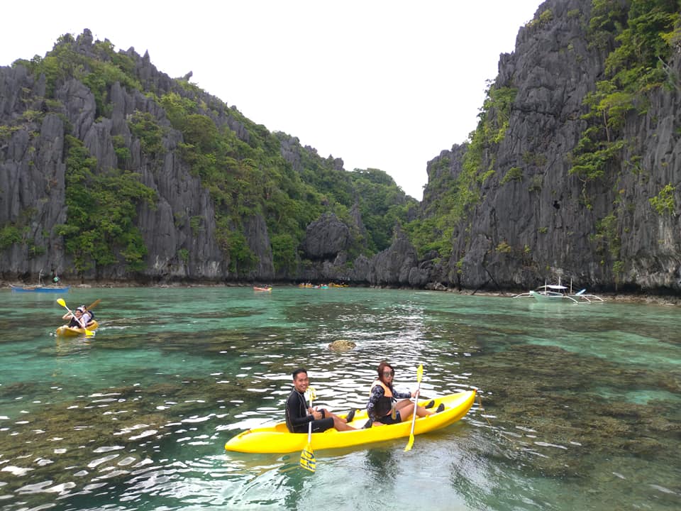 walang kuskos balungos promo winners kayak at El Nido