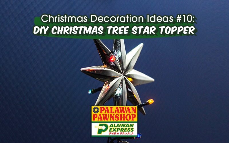 DIY Christmas tree star topper