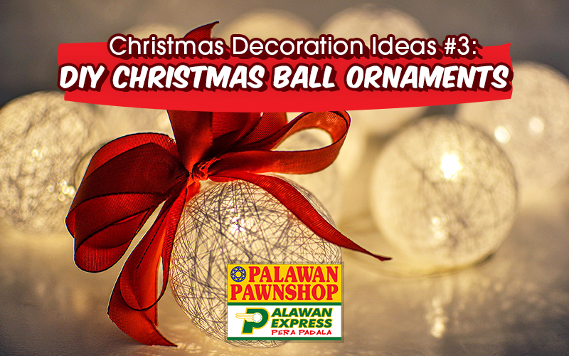 DIY Christmas balls ornaments