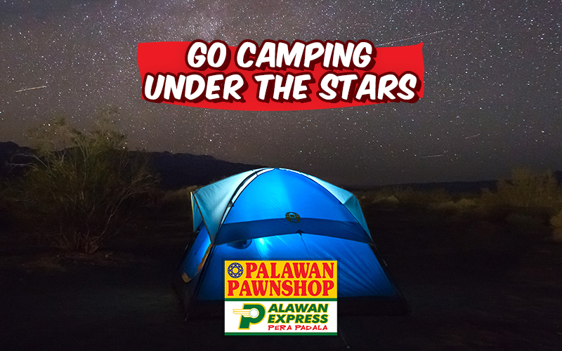 Go camping under the stars