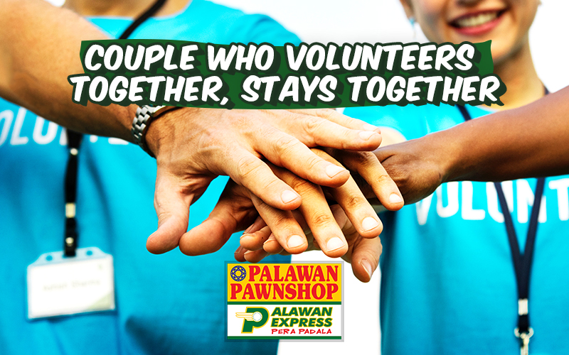 Couple who volunteers together, stays together