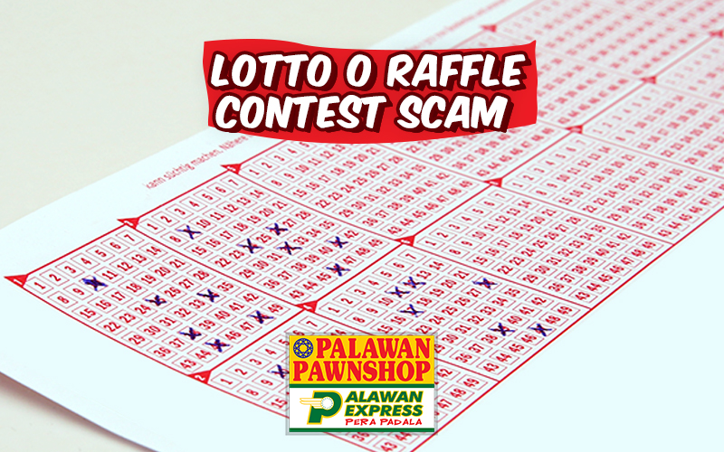 Lotto o raffle contest scam