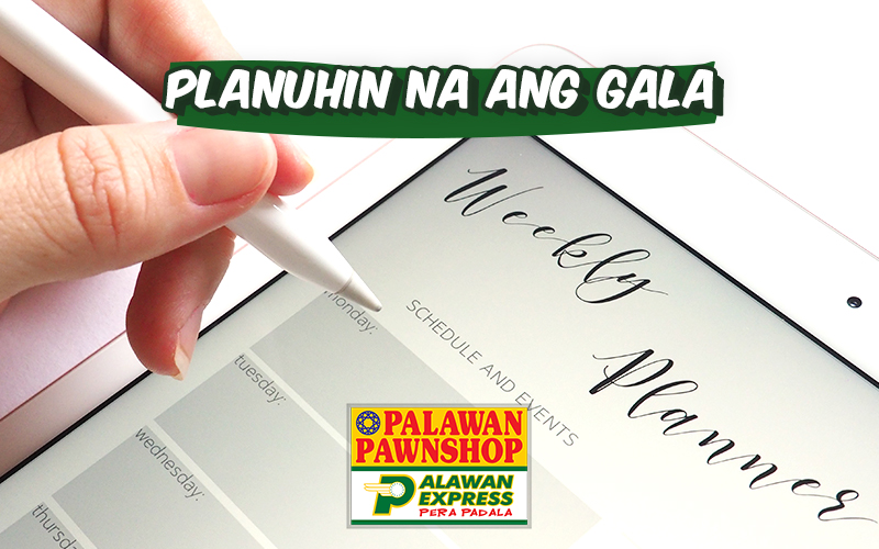 Planuhin na ang gala