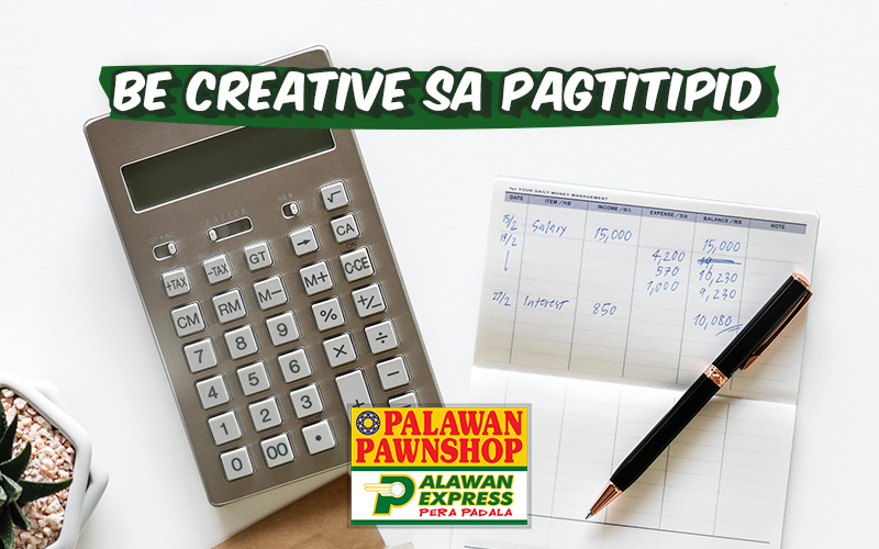 Be creative sa pagtitipid