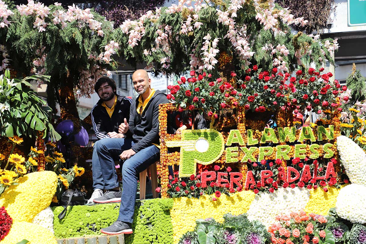 Benjie and Andre Paras for Palawan Express Panagbenga Festival