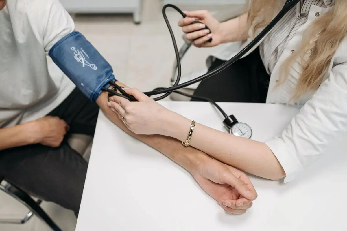 Healthcare-Worker-Measuring-a-Patient's-Blood-Pressure