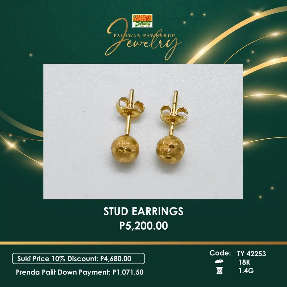 palawan pawnshop jewelry earrings